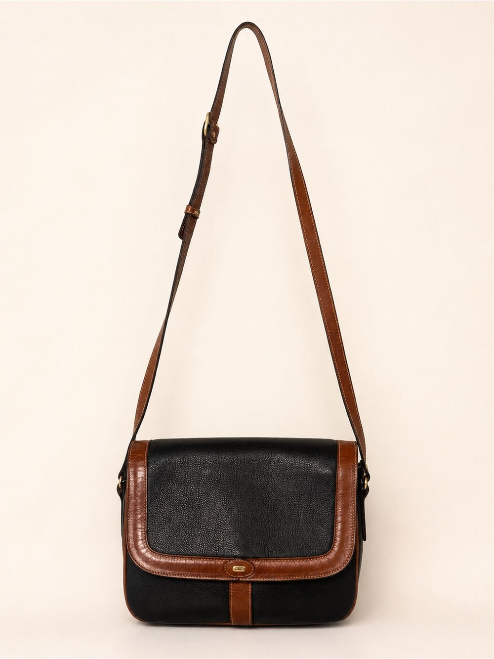 Bally Vintage Leather Crossbody Bag Made in Italy